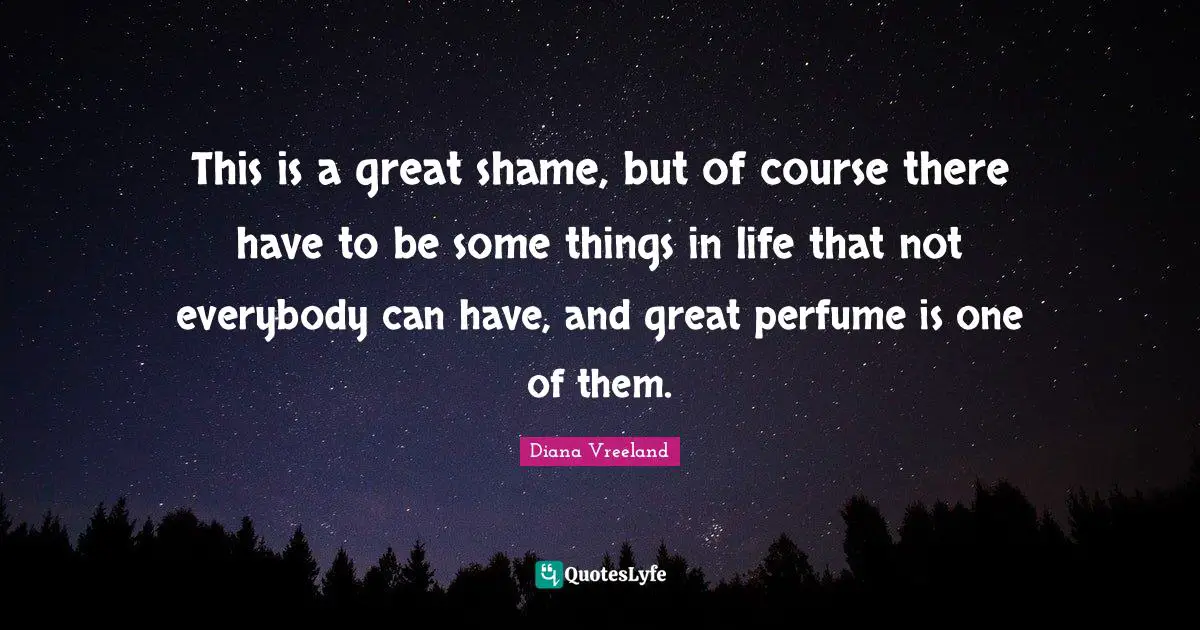 This is a great shame, but of course there have to be some things in life that not everybody can have, and great perfume is one of them.