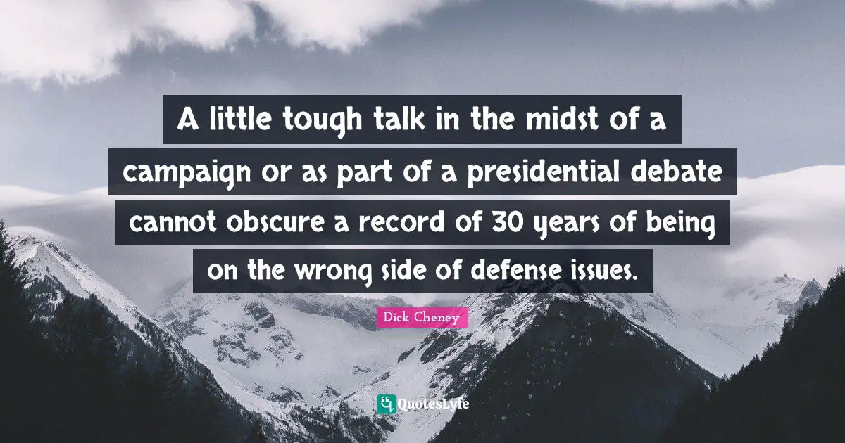 A little tough talk in the midst of a campaign or as part of a presidential debate cannot obscure a record of 30 years of being on the wrong side of defense issues.