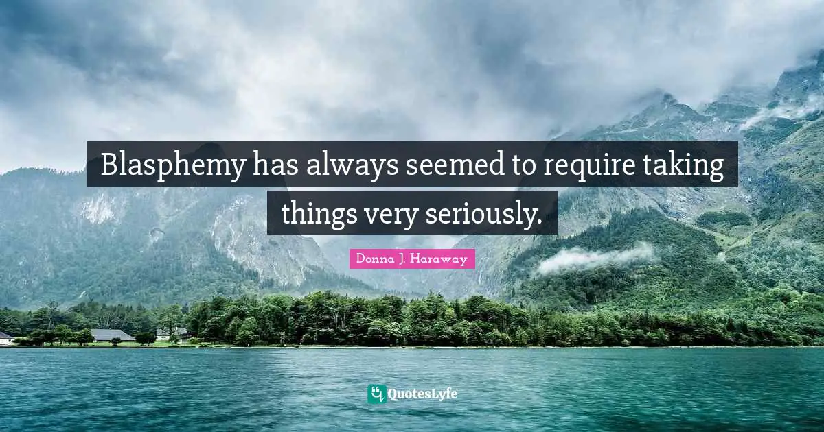 Blasphemy has always seemed to require taking things very seriously.