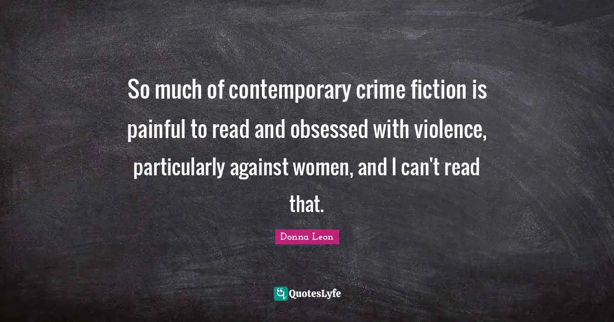 So much of contemporary crime fiction is painful to read and obsessed with violence, particularly against women, and I can't read that.
