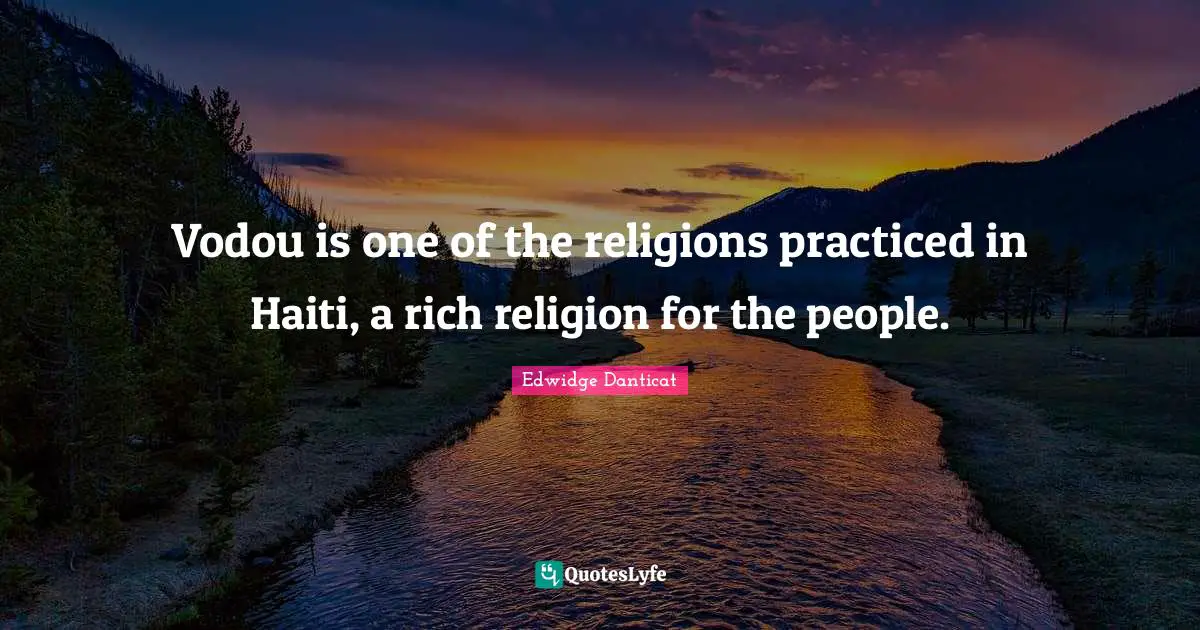 Vodou is one of the religions practiced in Haiti, a rich religion for the people.