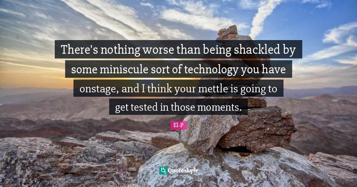 Best Mettle Quotes with images to share and download for free at QuotesLyfe