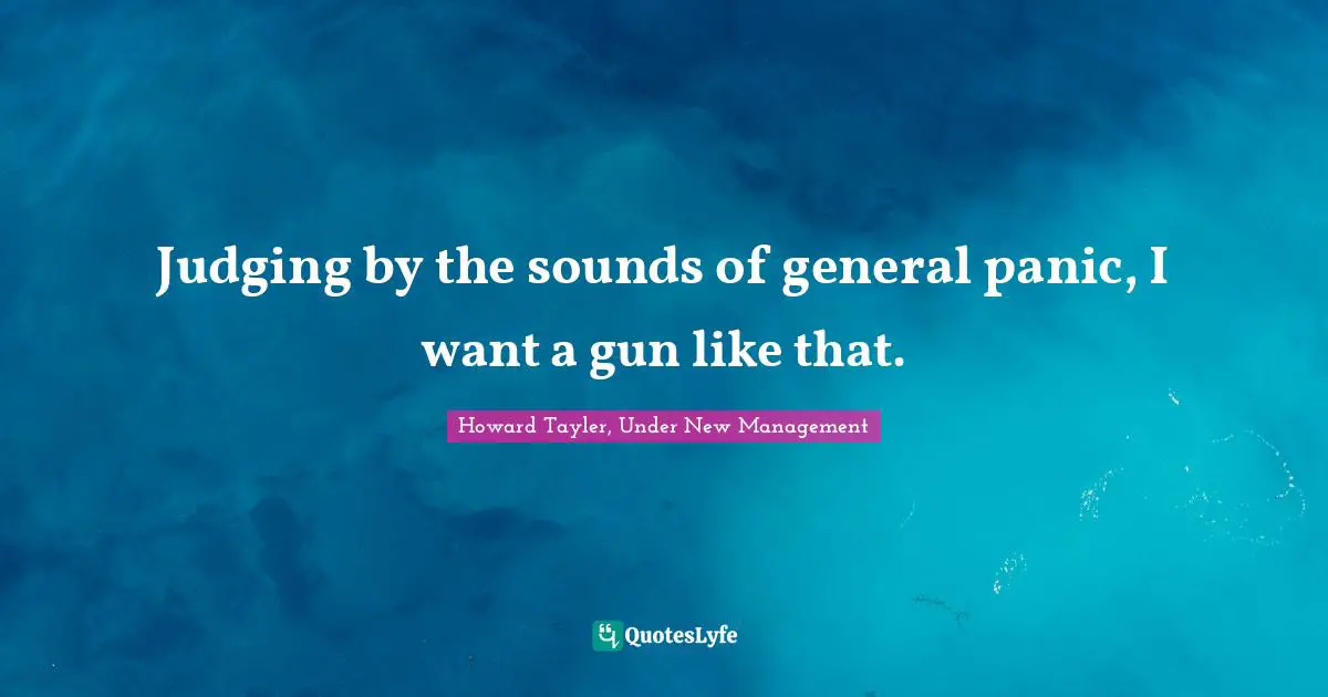 Judging by the sounds of general panic, I want a gun like that.