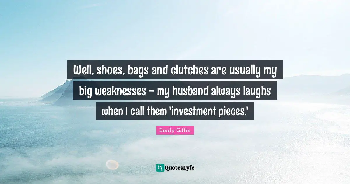 Well, shoes, bags and clutches are usually my big weaknesses - my husband always laughs when I call them 'investment pieces.'
