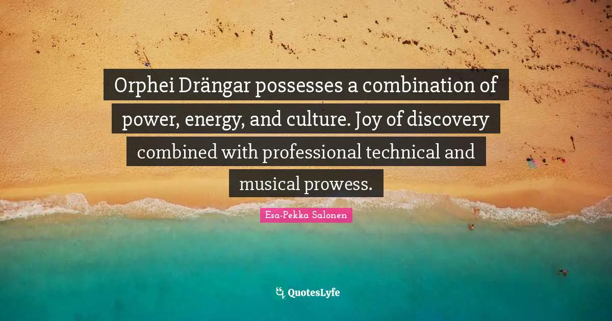 Orphei Drängar possesses a combination of power, energy, and culture. Joy of discovery combined with professional technical and musical prowess.