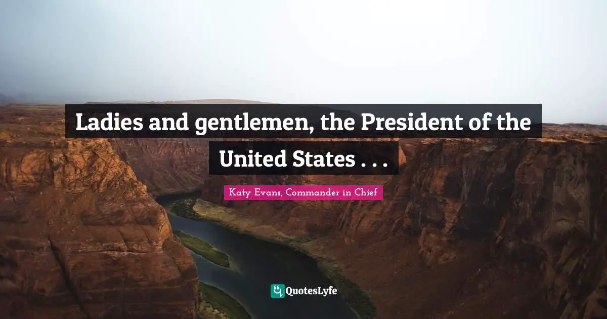 Ladies and gentlemen, the President of the United States . . .