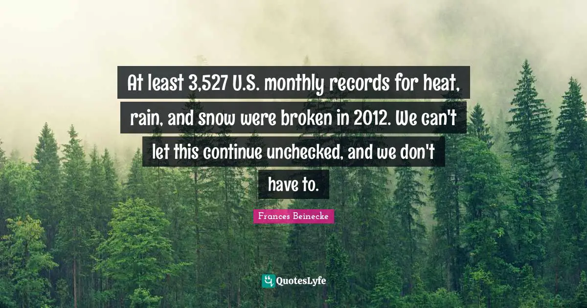 At least 3,527 U.S. monthly records for heat, rain, and snow were broken in 2012. We can't let this continue unchecked, and we don't have to.