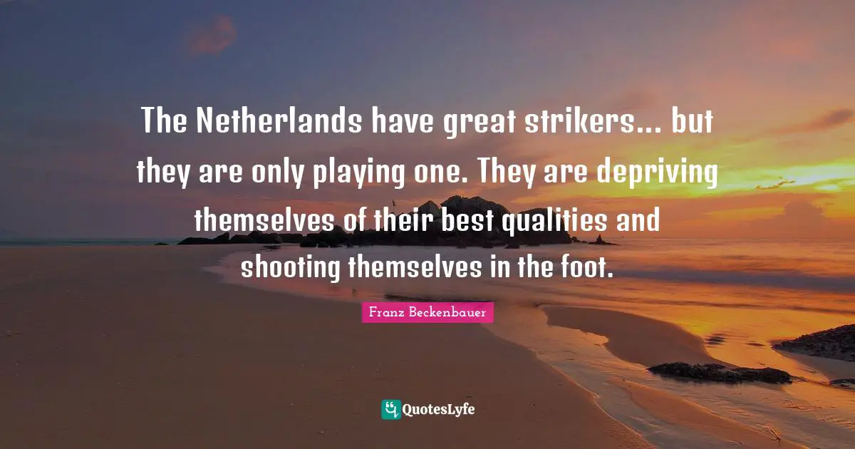 The Netherlands have great strikers... but they are only playing one. They are depriving themselves of their best qualities and shooting themselves in the foot.