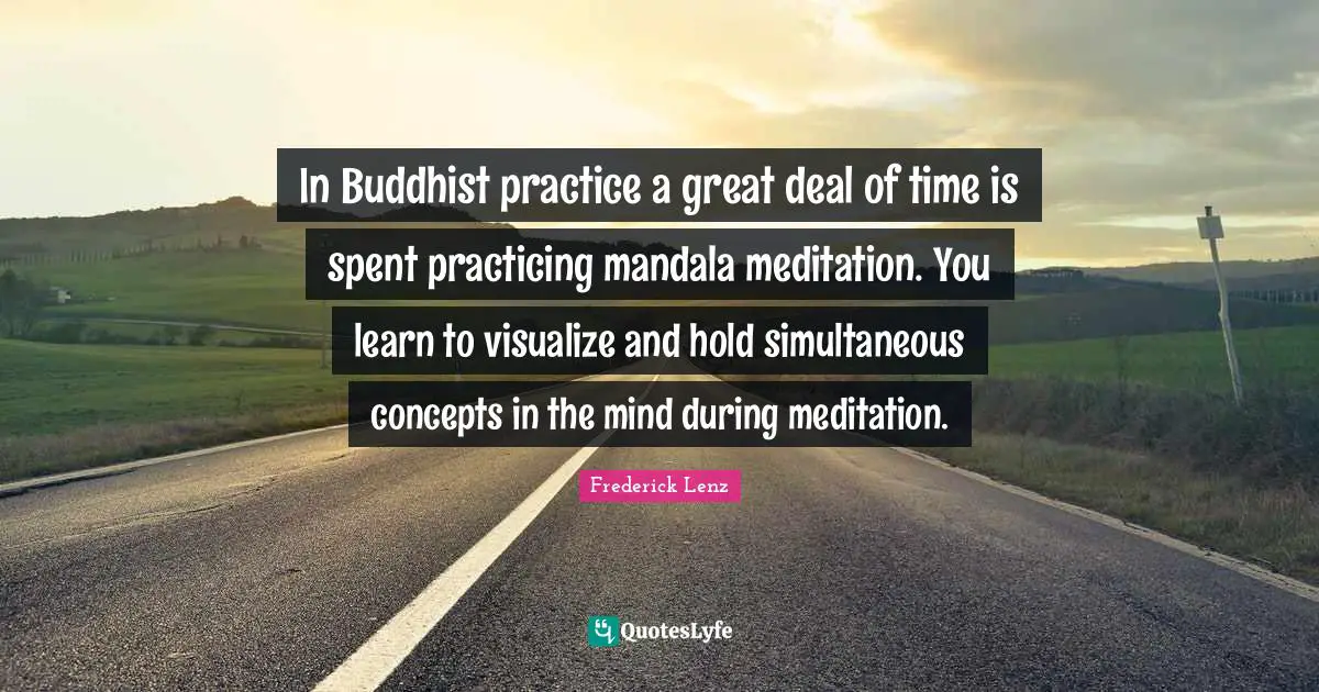 In Buddhist practice a great deal of time is spent practicing mandala meditation. You learn to visualize and hold simultaneous concepts in the mind during meditation.