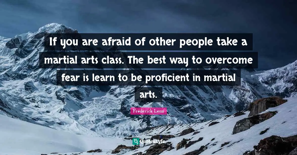 If you are afraid of other people take a martial arts class. The best way to overcome fear is learn to be proficient in martial arts.