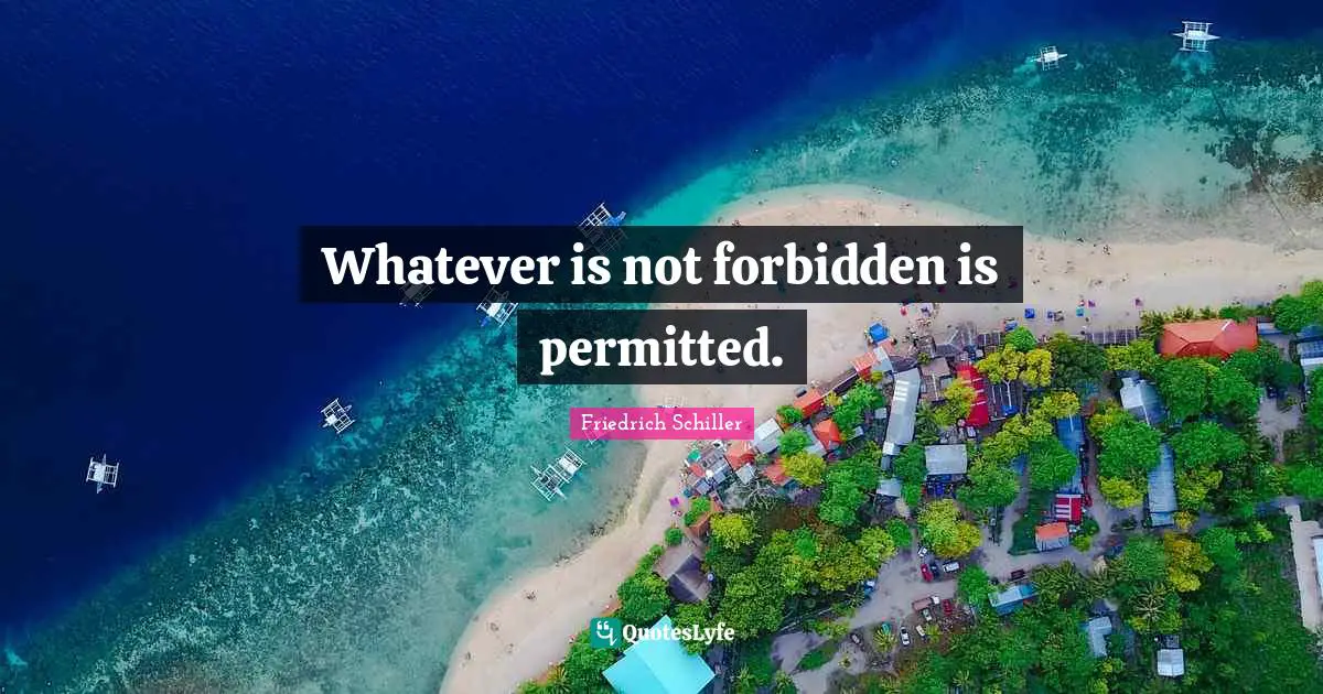 Whatever is not forbidden is permitted.