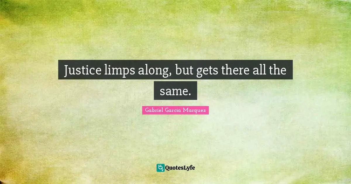 Justice limps along, but gets there all the same.