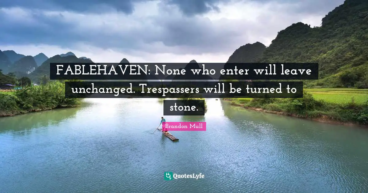 FABLEHAVEN: None who enter will leave unchanged. Trespassers will be turned to stone.