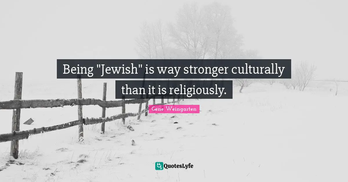 Being "Jewish" is way stronger culturally than it is religiously.