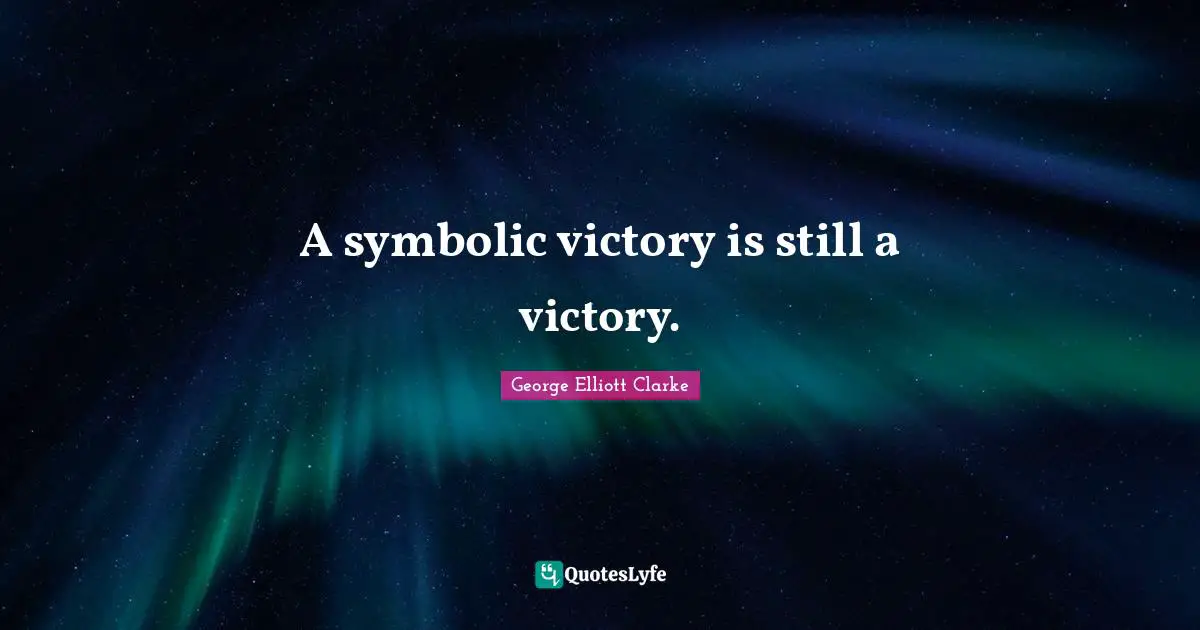 A symbolic victory is still a victory.