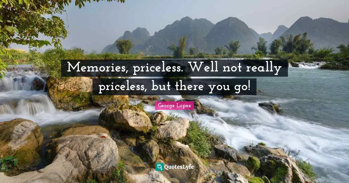 Memories, priceless. Well not really priceless, but there you go!