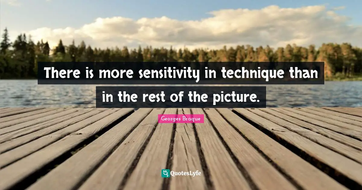 There is more sensitivity in technique than in the rest of the picture.