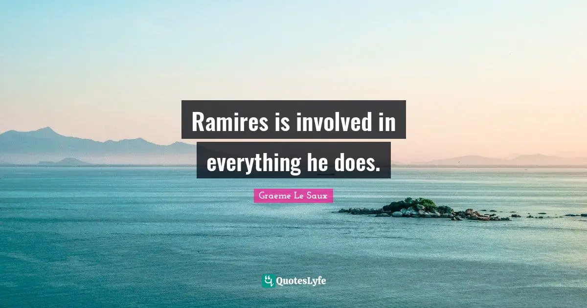 Ramires is involved in everything he does.