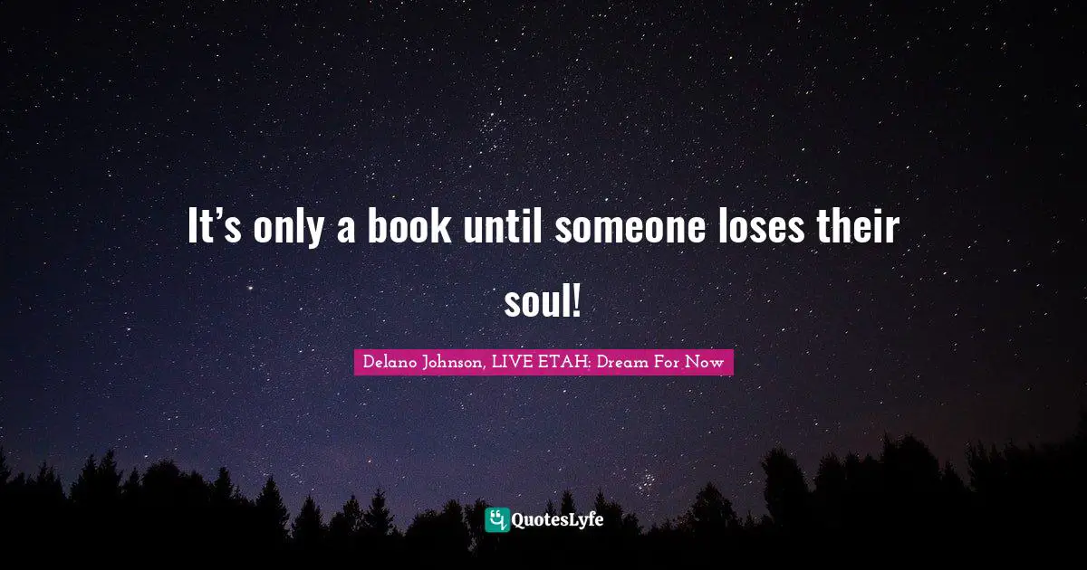 It’s only a book until someone loses their soul!