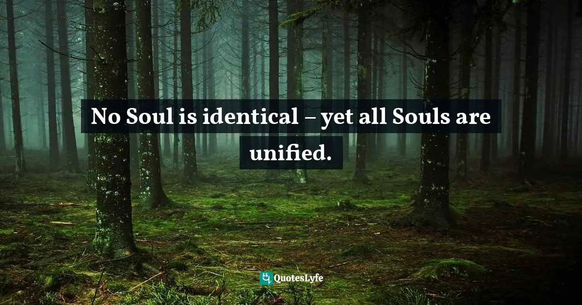 No Soul is identical – yet all Souls are unified.