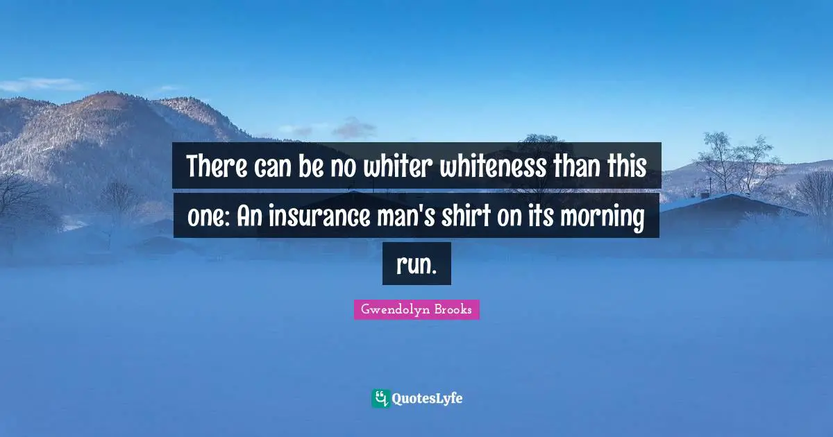 There can be no whiter whiteness than this one: An insurance man's shirt on its morning run.