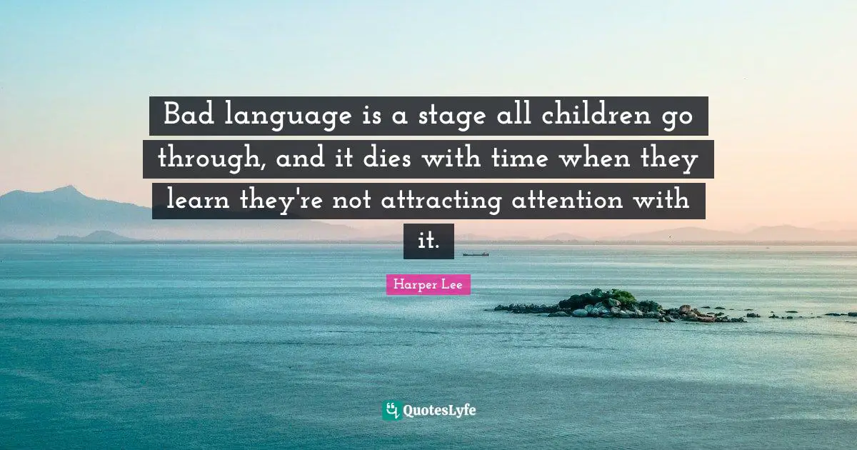 Bad language is a stage all children go through, and it dies with time when they learn they're not attracting attention with it.