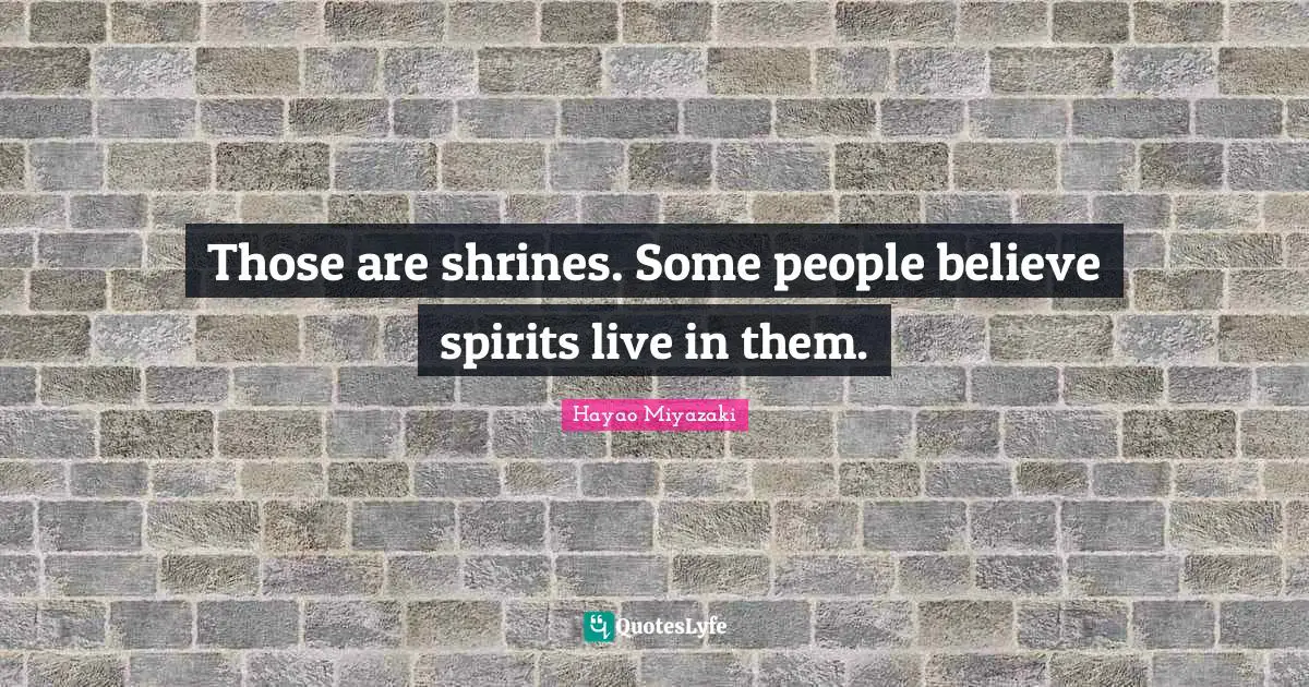 Those are shrines. Some people believe spirits live in them.