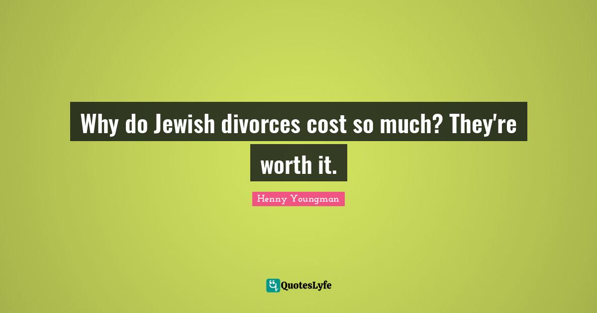 Why do Jewish divorces cost so much? They're worth it.