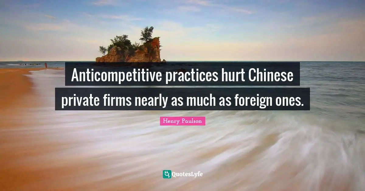 Anticompetitive practices hurt Chinese private firms nearly as much as foreign ones.