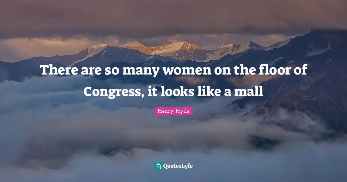 There are so many women on the floor of Congress, it looks like a mall