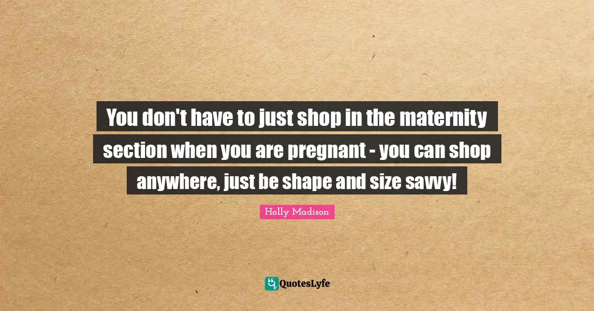 You don't have to just shop in the maternity section when you are pregnant - you can shop anywhere, just be shape and size savvy!