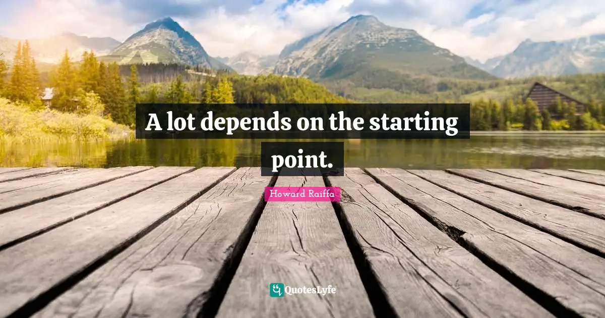 A lot depends on the starting point.