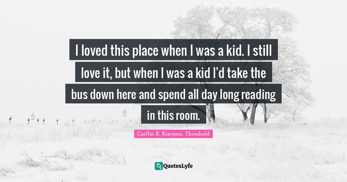 I loved this place when I was a kid. I still love it, but when I was a kid I'd take the bus down here and spend all day long reading in this room.