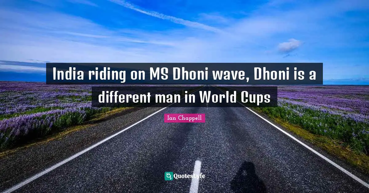 India riding on MS Dhoni wave, Dhoni is a different man in World Cups