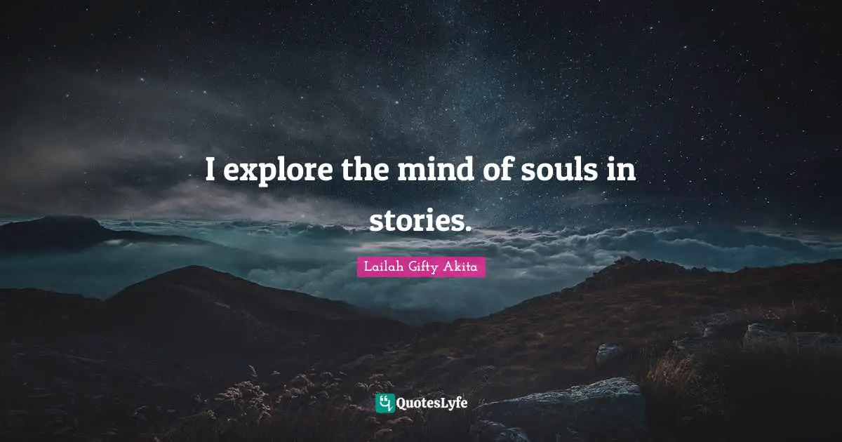I explore the mind of souls in stories.