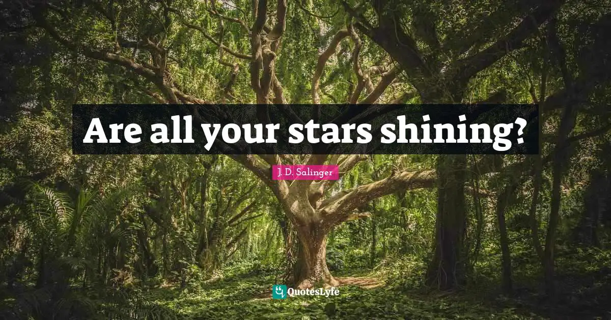 Are all your stars shining?
