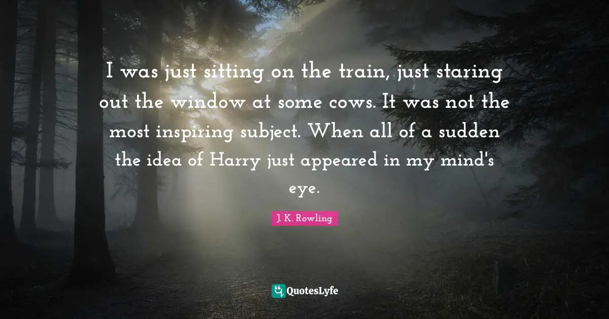 I was just sitting on the train, just staring out the window at some cows. It was not the most inspiring subject. When all of a sudden the idea of Harry just appeared in my mind's eye.