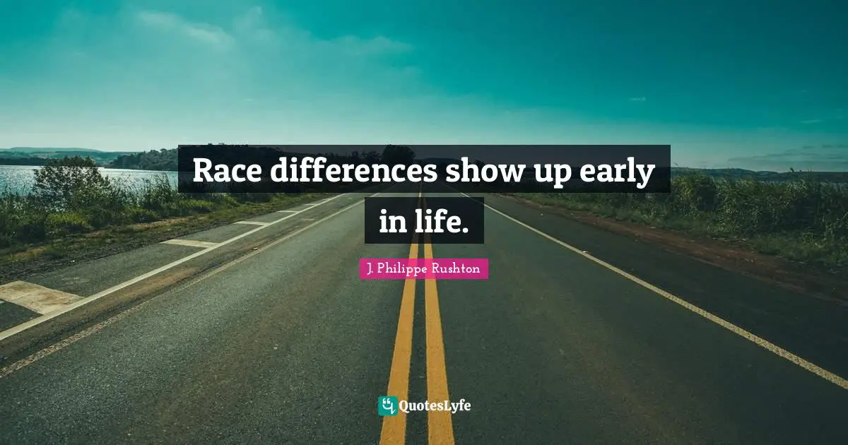 Race differences show up early in life.