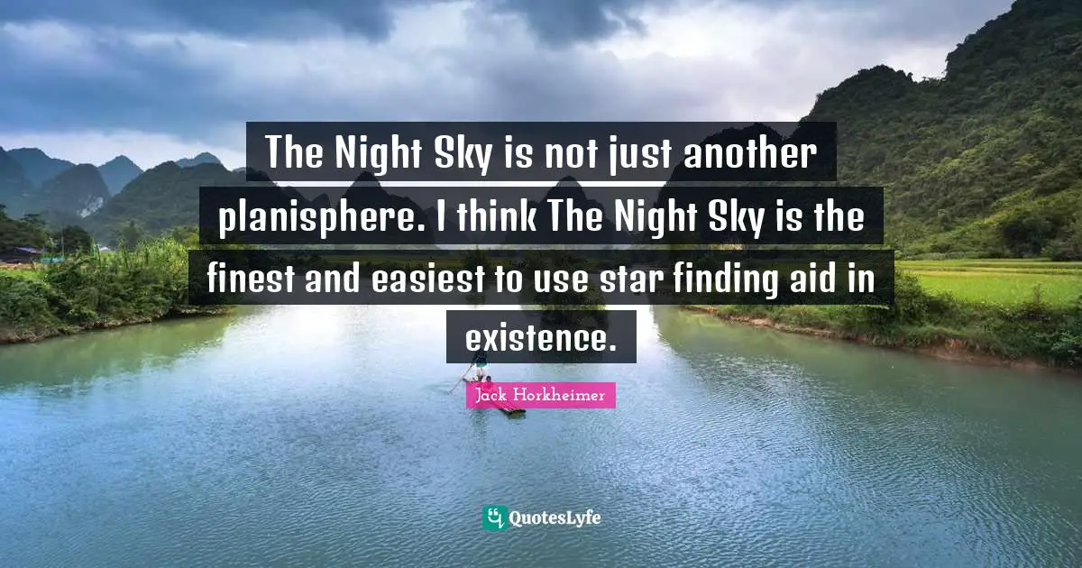 The Night Sky is not just another planisphere. I think The Night Sky is the finest and easiest to use star finding aid in existence.
