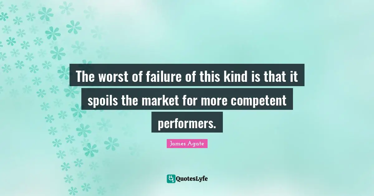 The worst of failure of this kind is that it spoils the market for more competent performers.