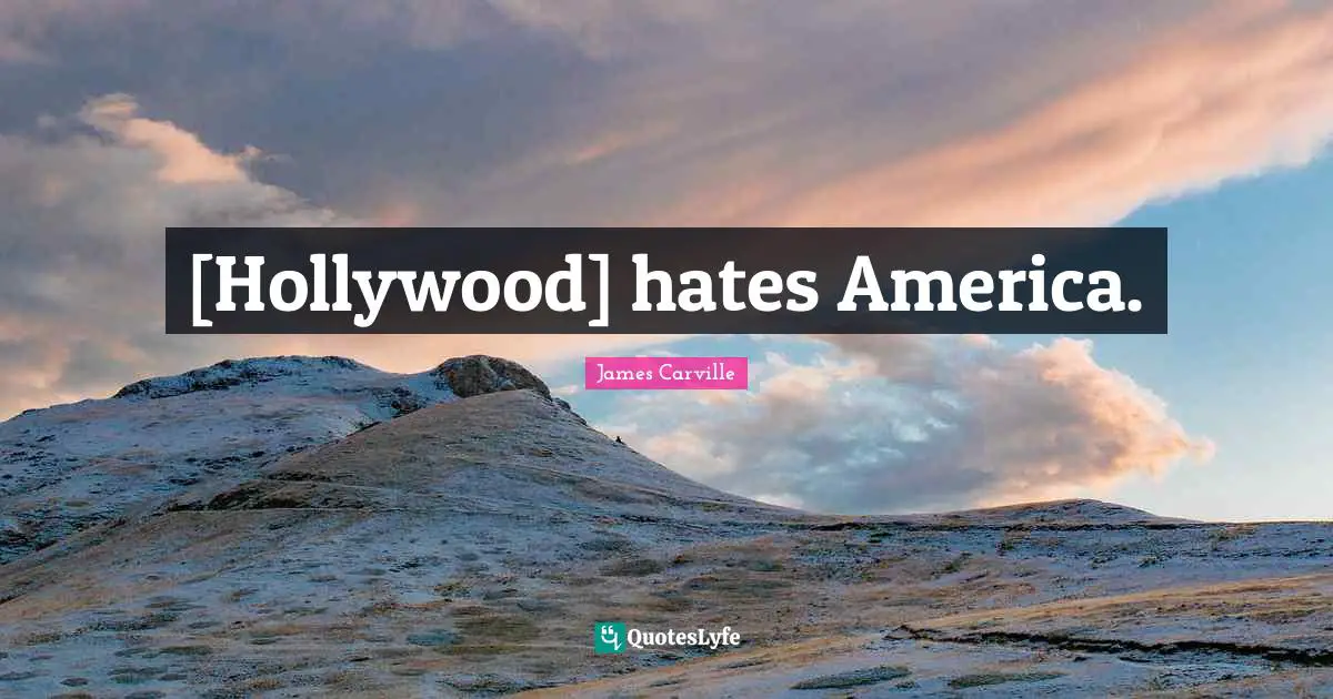 [Hollywood] hates America.