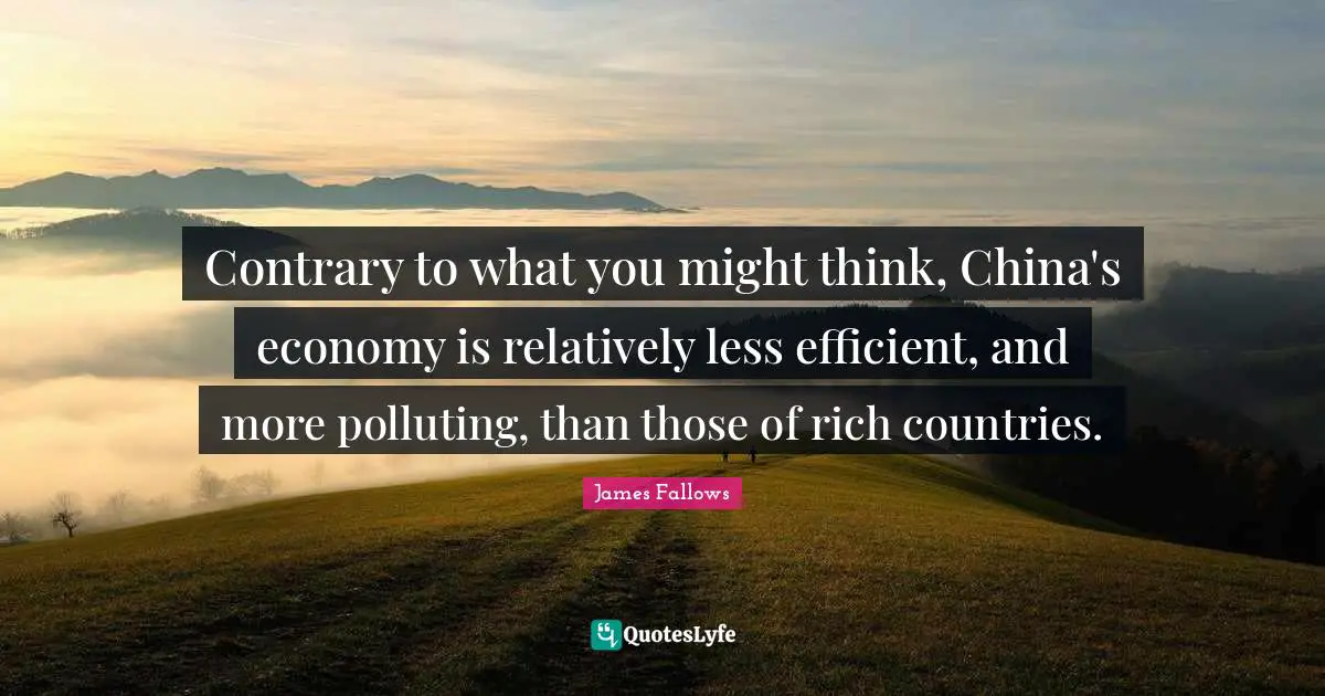 Contrary to what you might think, China's economy is relatively less efficient, and more polluting, than those of rich countries.