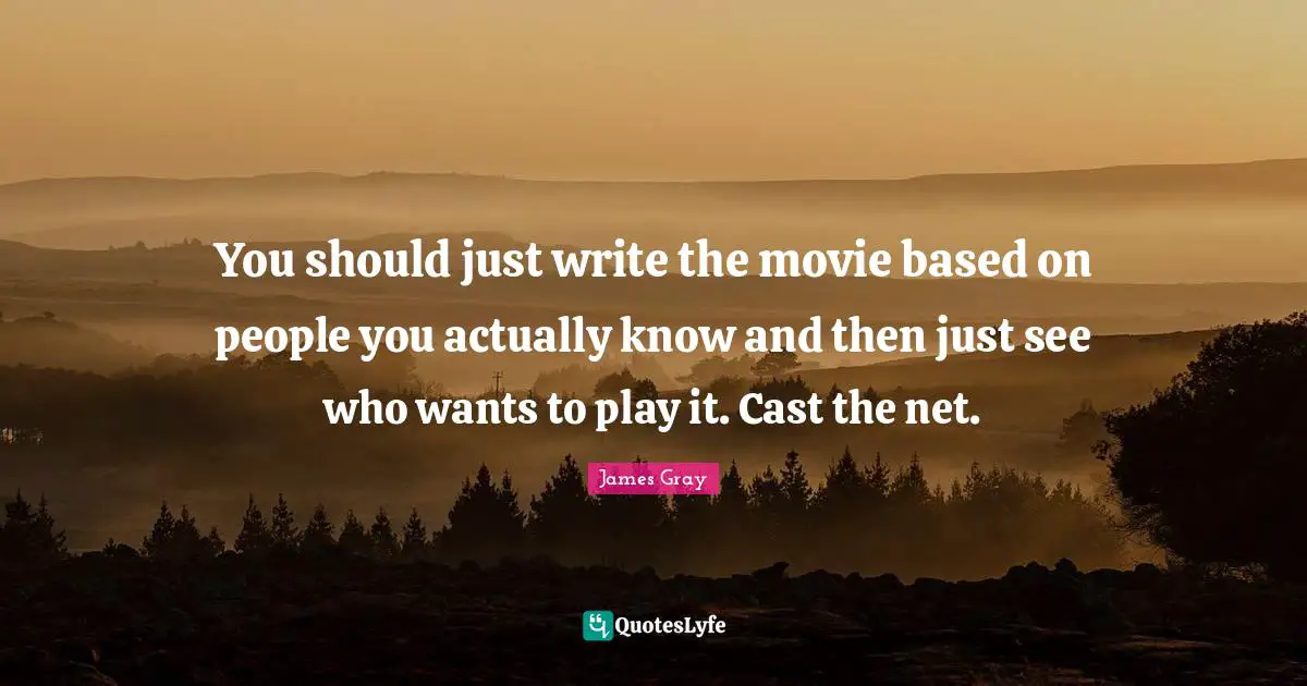 You should just write the movie based on people you actually know and then just see who wants to play it. Cast the net.