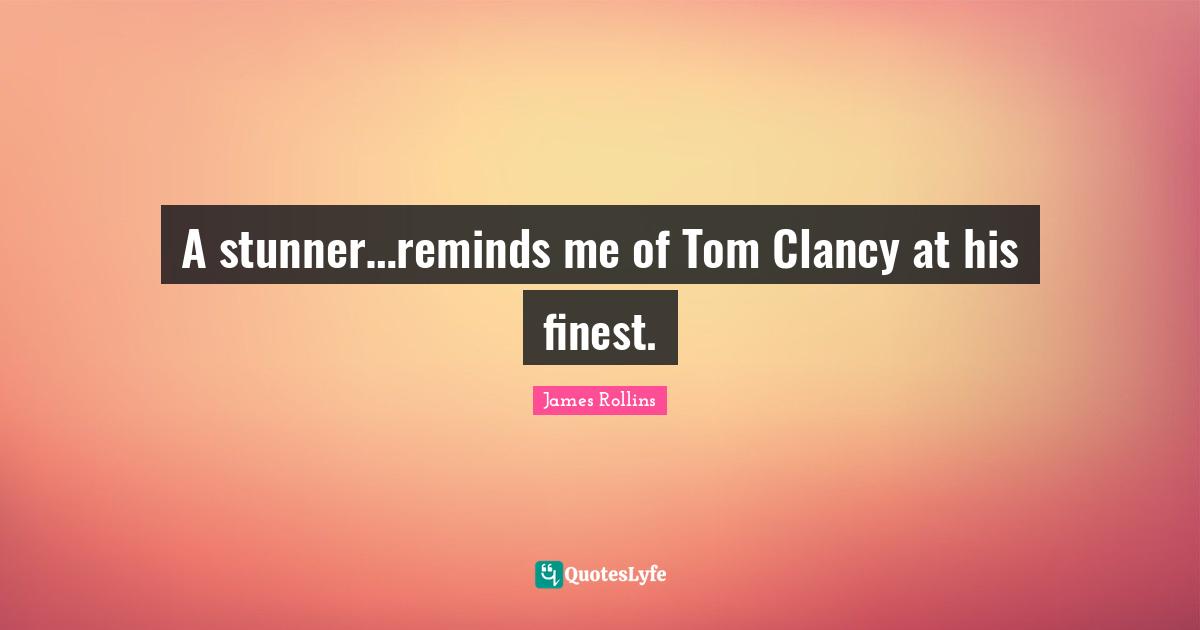 A stunner…reminds me of Tom Clancy at his finest.