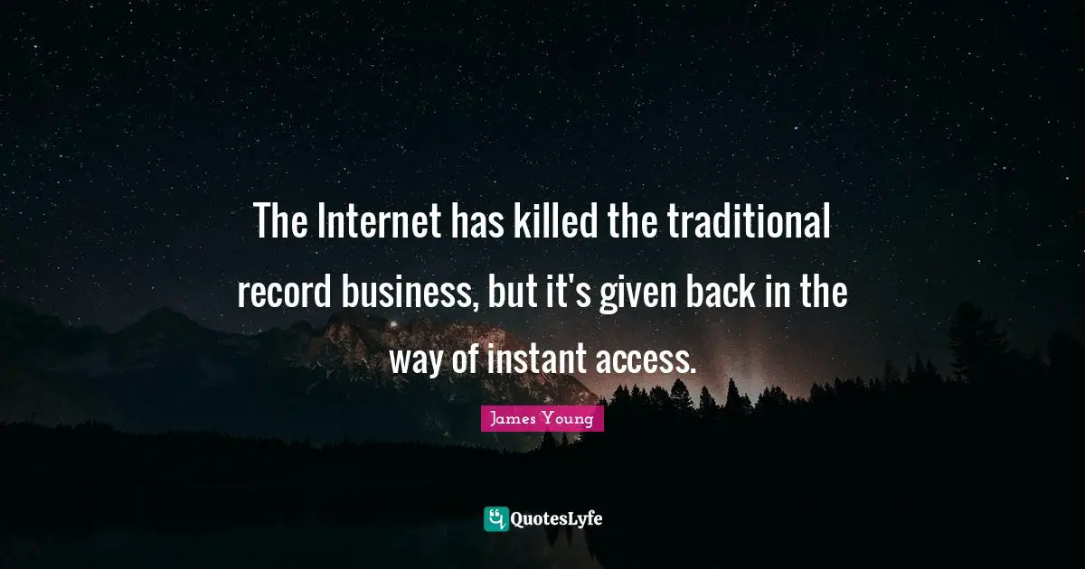 The Internet has killed the traditional record business, but it's given back in the way of instant access.