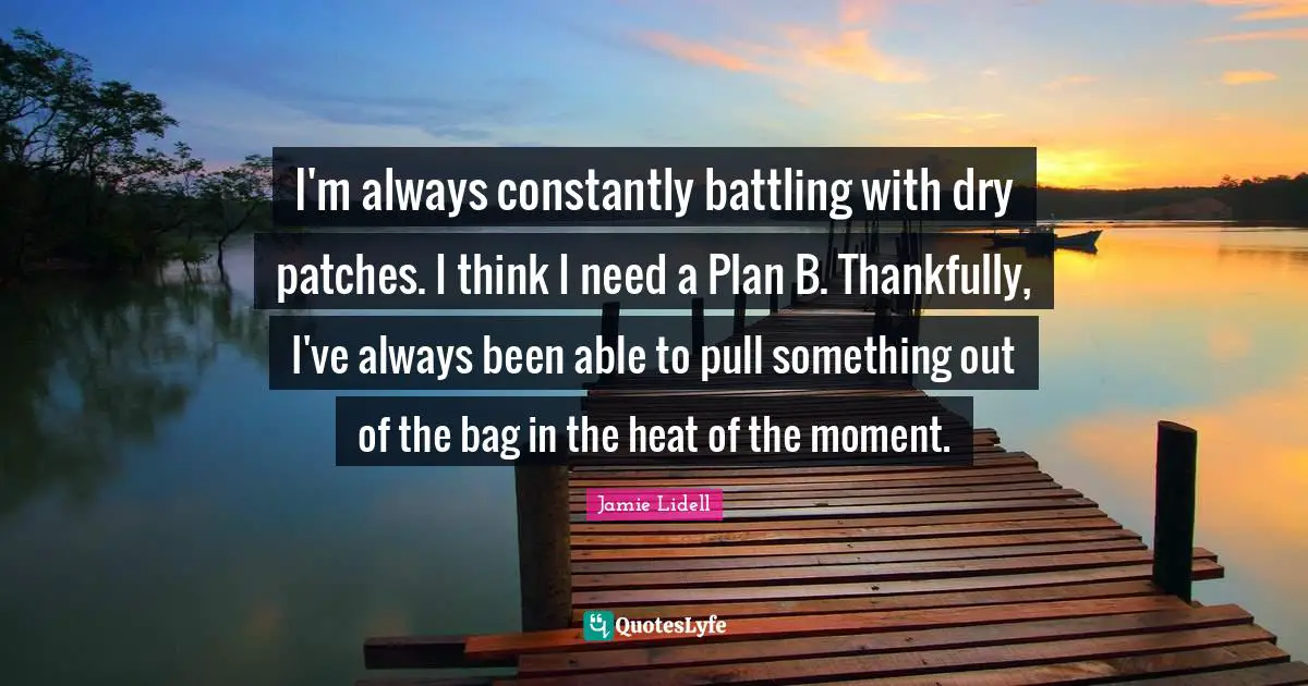 I'm always constantly battling with dry patches. I think I need a Plan B. Thankfully, I've always been able to pull something out of the bag in the heat of the moment.