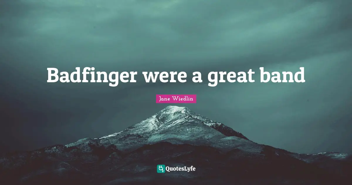 Badfinger were a great band