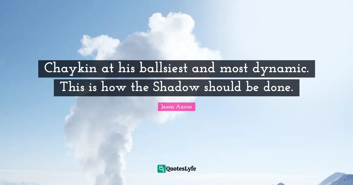 Chaykin at his ballsiest and most dynamic. This is how the Shadow should be done.