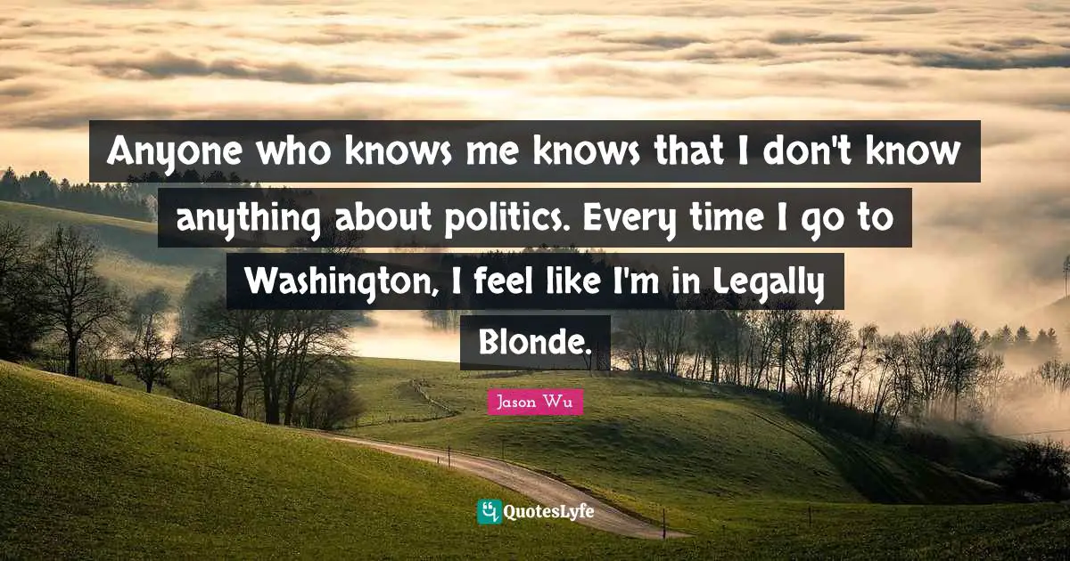Anyone who knows me knows that I don't know anything about politics. Every time I go to Washington, I feel like I'm in Legally Blonde.