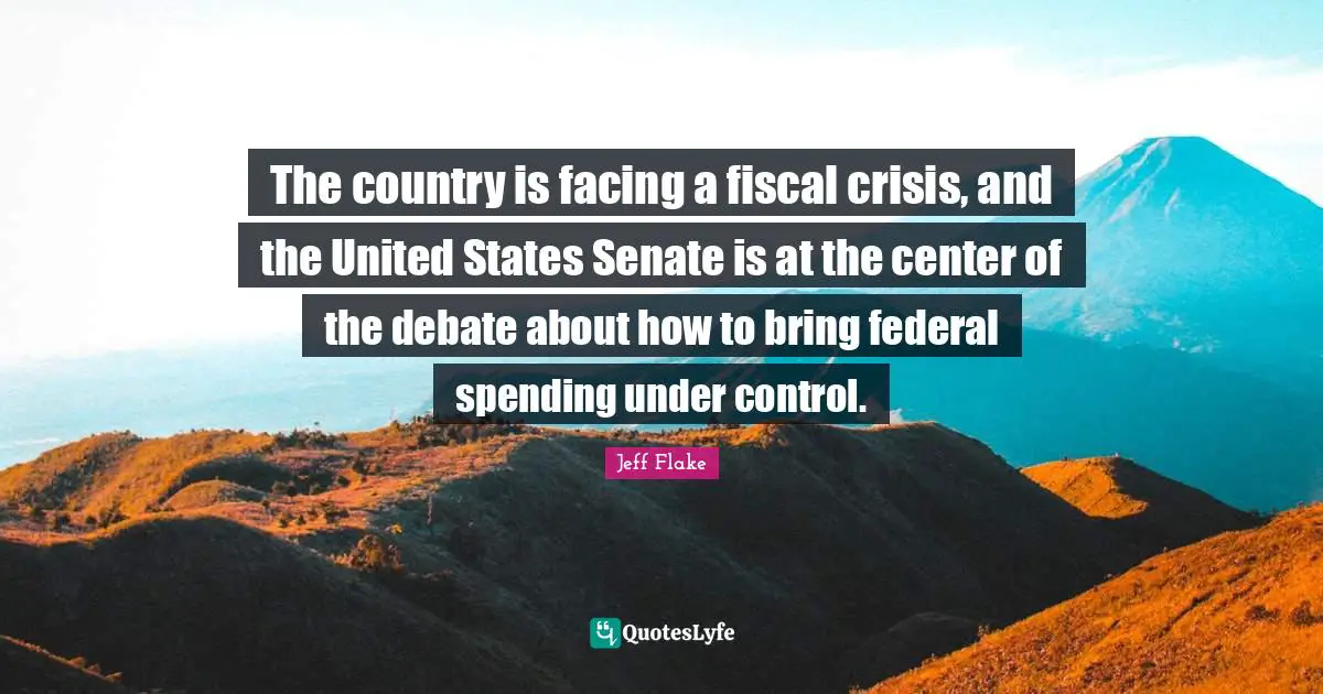 The country is facing a fiscal crisis, and the United States Senate is at the center of the debate about how to bring federal spending under control.